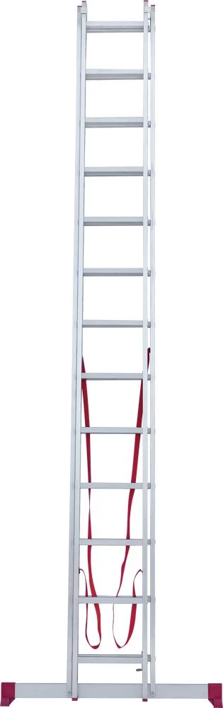 Лестница алюминиевая двухсекционная полупрофессиональная Новая Высота 2x13 арт. 2220213 от магазина ЛесКонПром.ру