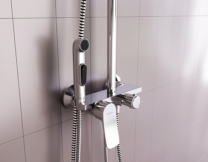 Душевая система Damixa Apollo DX220910000 Хром от магазина ЛесКонПром.ру