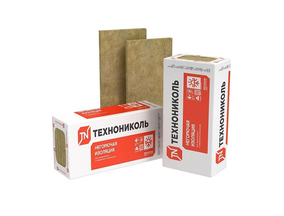 Плита минераловатная ТЕХНОНИКОЛЬ Технофас Эффект 1200х600х70 мм, 3 шт от магазина ЛесКонПром.ру