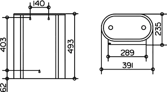 Мусорное ведро Keuco Plan 14988 хром от магазина ЛесКонПром.ру