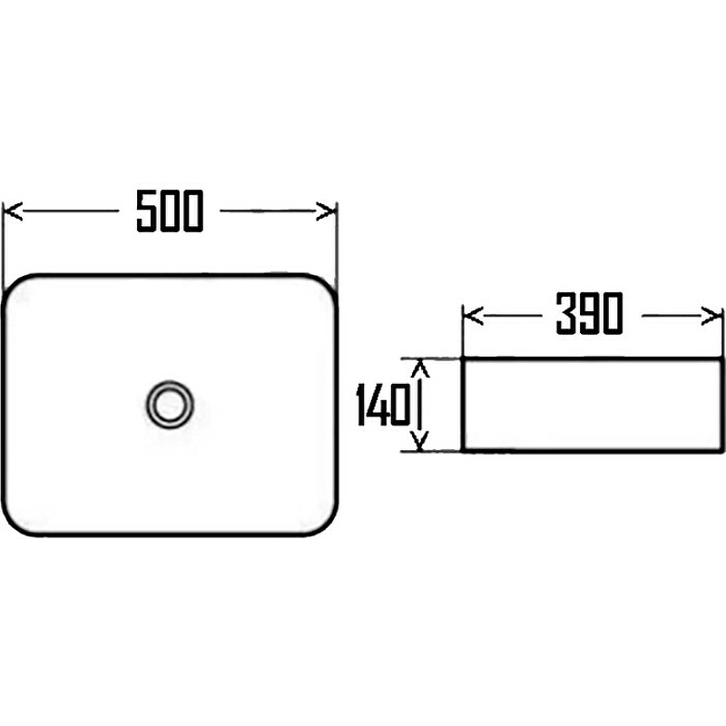 Раковина-чаша AQUAme 50 AQM5010 Белая глянцевая от магазина ЛесКонПром.ру