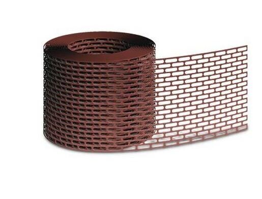 Карнизная вентиляционная лента LUXARD коричневая от магазина ЛесКонПром.ру