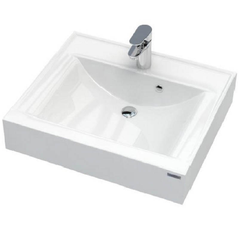 Раковина Paulmark Amberg 60 PM750431 на стиральную машину Белая от магазина ЛесКонПром.ру