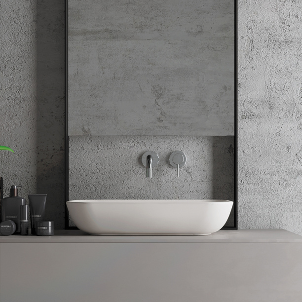 Раковина на столешницу SANITA LUXE Infinity 60х36 см от магазина ЛесКонПром.ру