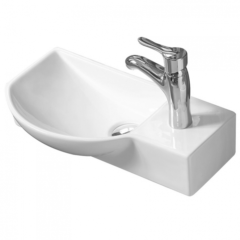 Раковина SantiLine 45 SL-2012L Белая от магазина ЛесКонПром.ру