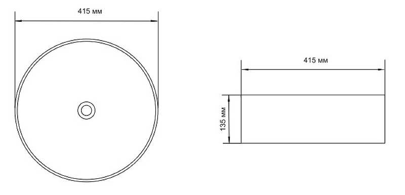 Раковина-чаша Aquanet Луна 42 245827 Черная матовая от магазина ЛесКонПром.ру