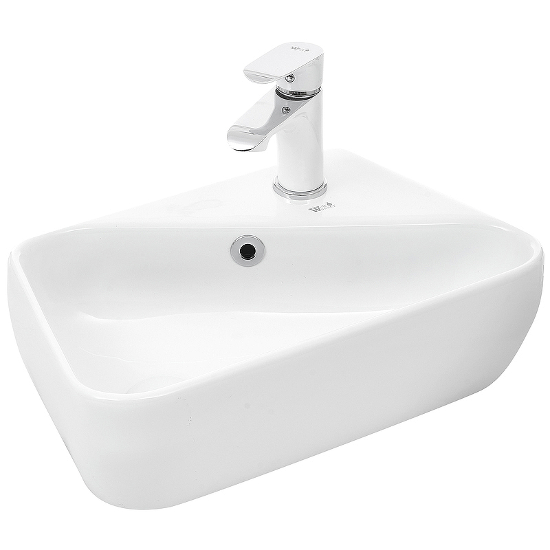 Раковина WeltWasser Aisbach 5096 R 46 10000004598 Белый глянец от магазина ЛесКонПром.ру