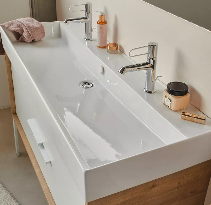 Раковина Jacob Delafon Rythmik 80 XO112K-00 Белая от магазина ЛесКонПром.ру