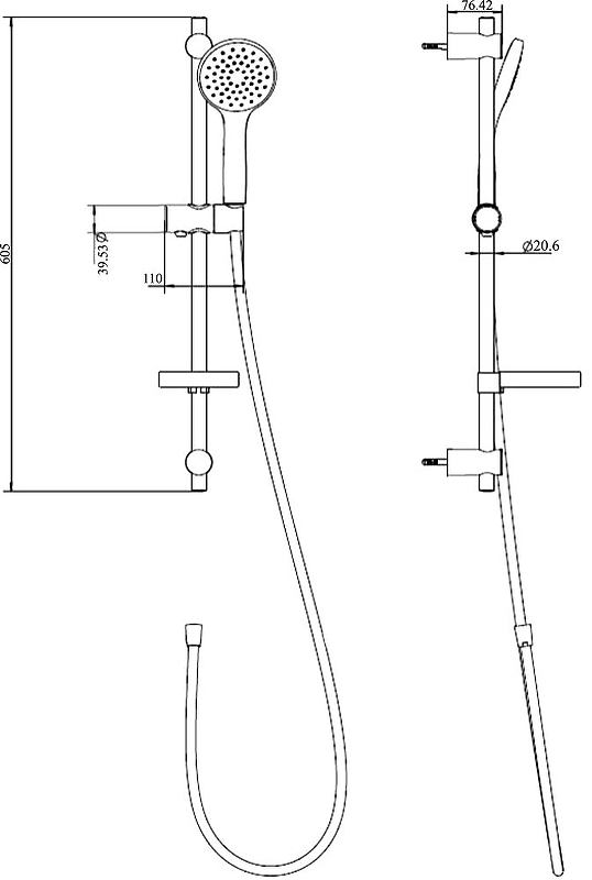 Душевой гарнитур Villeroy&Boch TVS00000400061 Хром от магазина ЛесКонПром.ру