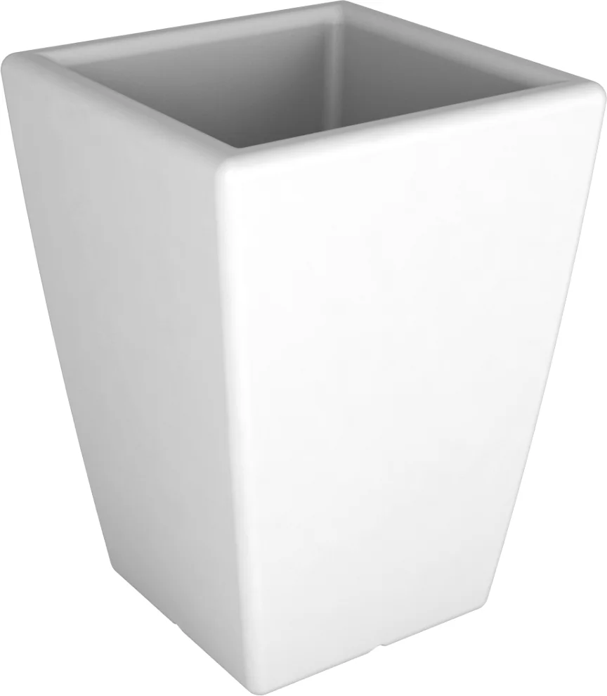 Кашпо Rostok Flox Р 680 белое от магазина ЛесКонПром.ру