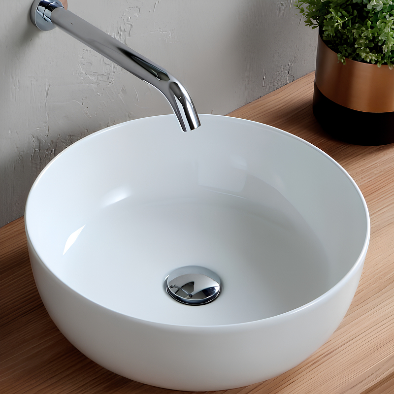 Раковина-чаша Scarabeo Glam 33 1808 Белая от магазина ЛесКонПром.ру