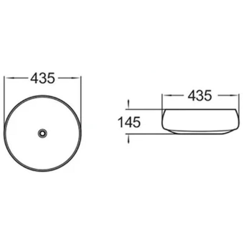 Раковина-чаша Comforty 43 J2091 00004139777 Черная Бронза от магазина ЛесКонПром.ру