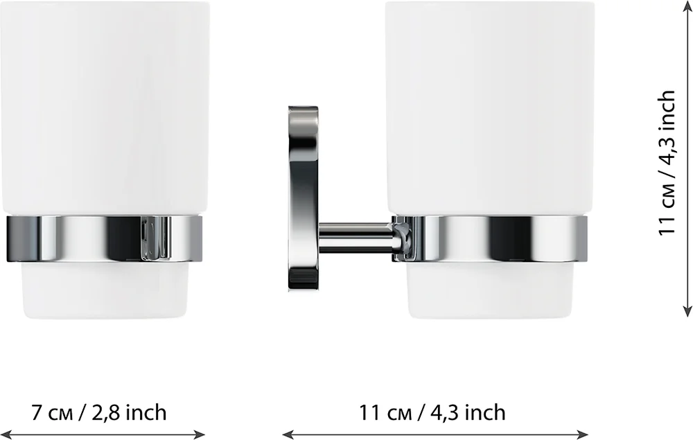 Стакан Fora Brass BR044 от магазина ЛесКонПром.ру