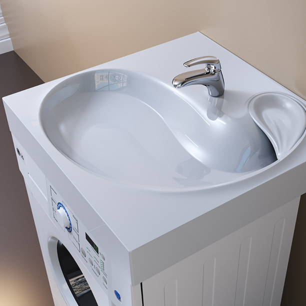 Раковина RAVAL Buta 60х60 см на стиральную машину от магазина ЛесКонПром.ру