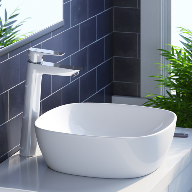 Смеситель для раковины IDDIS Cloud высокий от магазина ЛесКонПром.ру