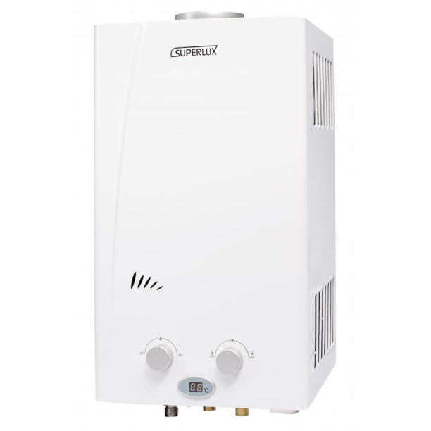 Газовая колонка SUPERLUX 10L CFNG 10 л/мин от магазина ЛесКонПром.ру