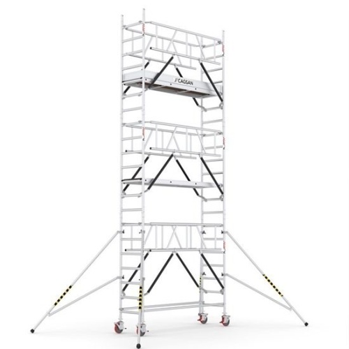 Вышка-тура алюминиевая CAGSAN  ProTUBE 60Х240, рабочая высота 7м30см(SN530_(240) от магазина ЛесКонПром.ру