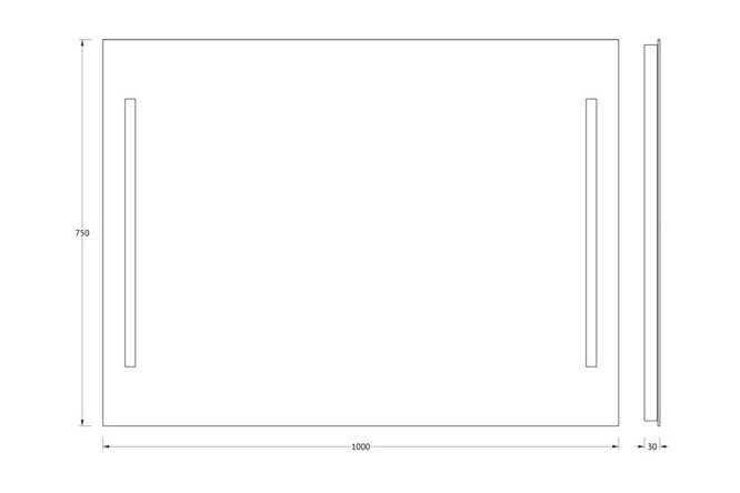 Зеркало EVOFORM Lumline 80372825 от магазина ЛесКонПром.ру