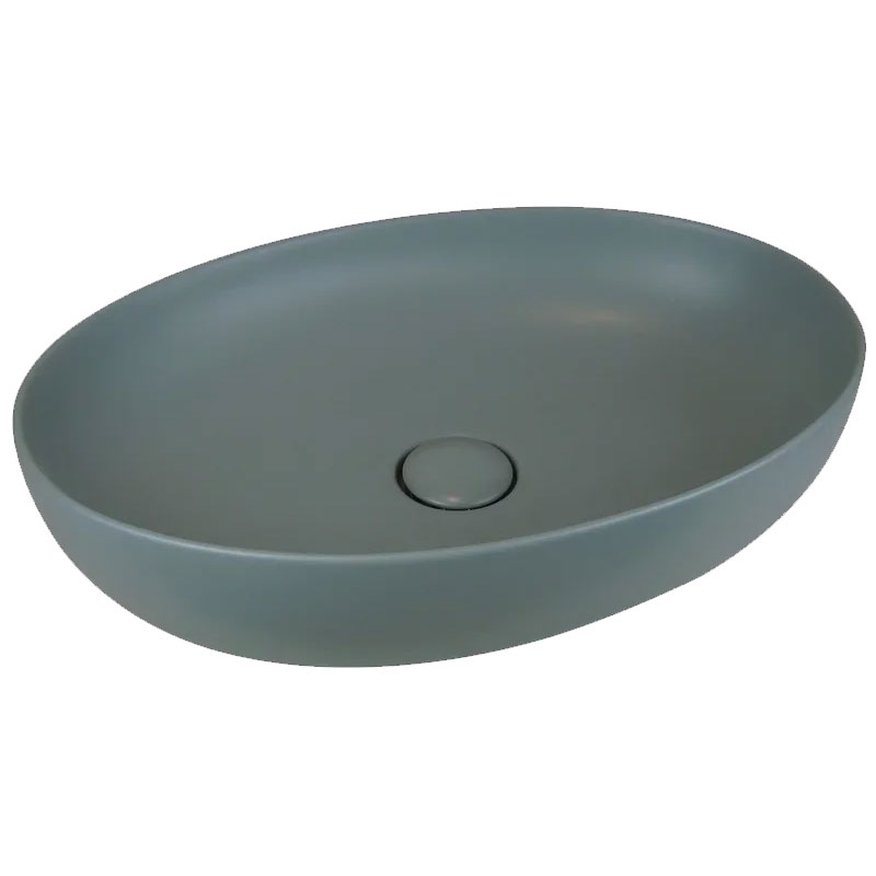 Раковина-чаша AeT Elite Oval 55 L616T0R0V0116 Серая матовая от магазина ЛесКонПром.ру