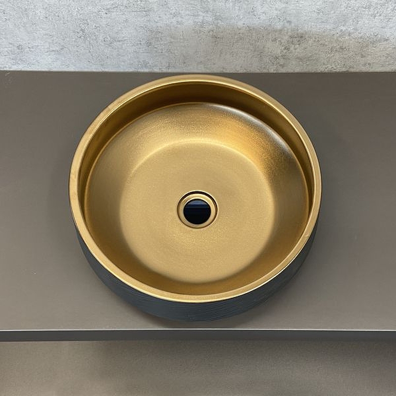 Раковина-чаша Comforty 43 J2091 00004139777 Черная Бронза от магазина ЛесКонПром.ру