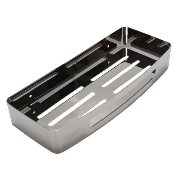 Полка АкваЛиния Hotel прямая нержавеющая сталь от магазина ЛесКонПром.ру