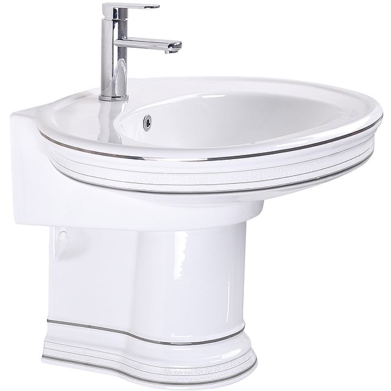 Раковина CeramaLux 75 1414 Белая от магазина ЛесКонПром.ру