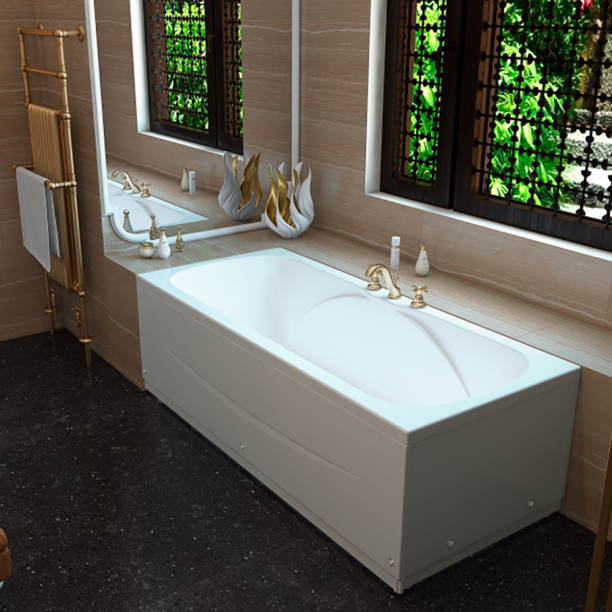 Акриловая ванна Мирсант Сочи 180х80 см от магазина ЛесКонПром.ру