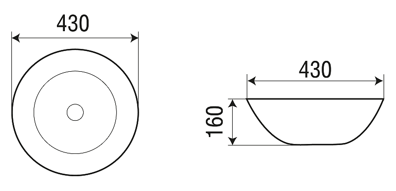 Раковина-чаша WeltWasser Elbach 3132 43 10000004566 Белый глянец от магазина ЛесКонПром.ру