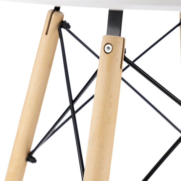 Стол кухонный KITRO d80 см белый от магазина ЛесКонПром.ру