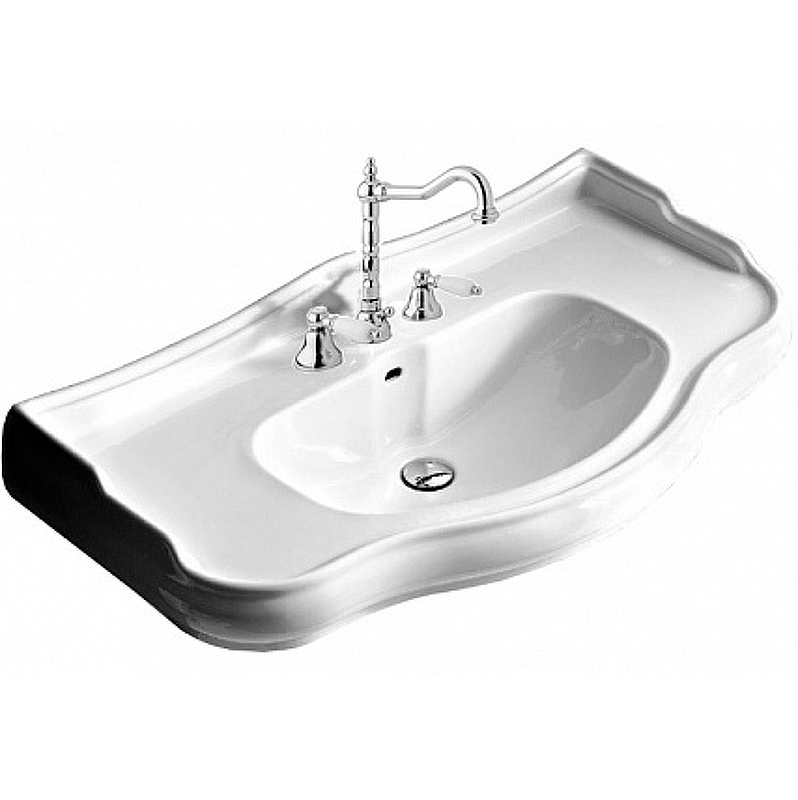 Раковина Kerasan Retro 100 105001*3 Белая от магазина ЛесКонПром.ру