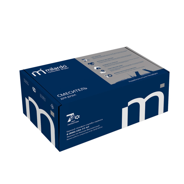 Смеситель для душа Milardo Duplex хром от магазина ЛесКонПром.ру