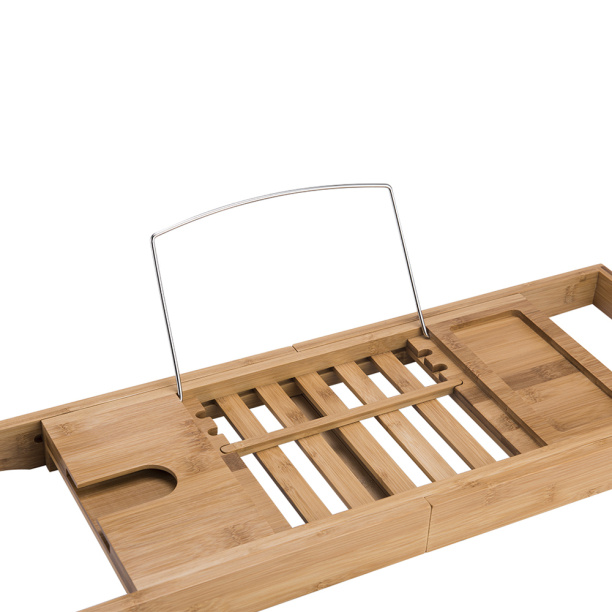 Полка для ванны раздвижная 70-104 см бамбук от магазина ЛесКонПром.ру