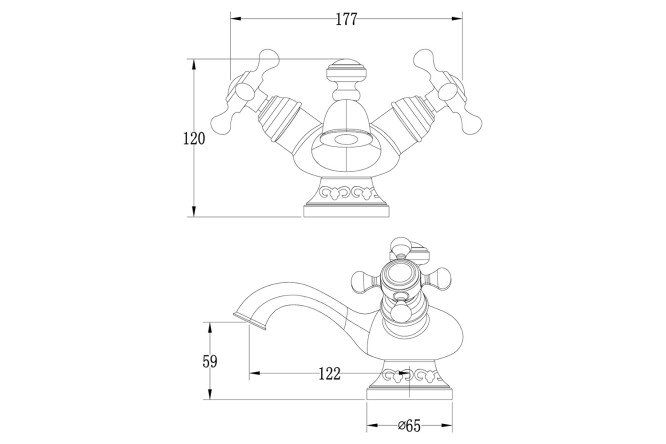 Смеситель для раковины LEMARK Jasmine 80440978 от магазина ЛесКонПром.ру