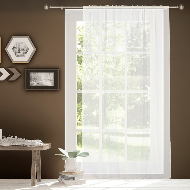 Штора-тюль вуаль 200х280 см белая от магазина ЛесКонПром.ру