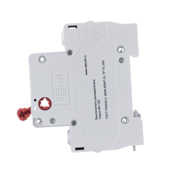 Выключатель-разъединитель DEKraft ВН-102 1п 63 А от магазина ЛесКонПром.ру