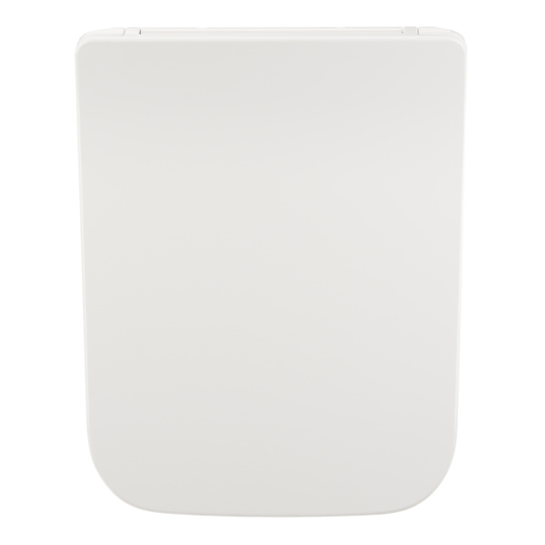 Сиденье для унитаза семейное дюропласт белое с микролифтом от магазина ЛесКонПром.ру