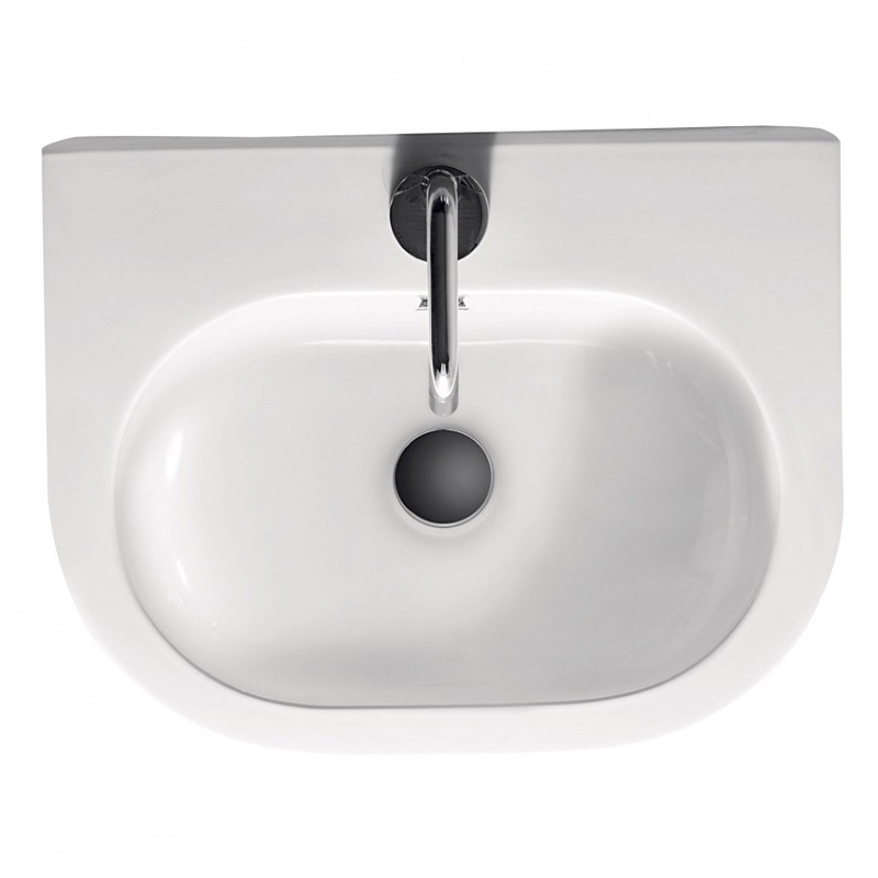 Раковина Kerasan Flo 50 314101*1 Белая от магазина ЛесКонПром.ру