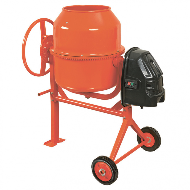 Бетономешалка электрическая 74512R, 120 л от магазина ЛесКонПром.ру