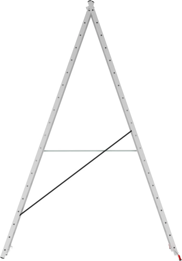 Лестница алюминиевая двухсекционная полупрофессиональная Новая Высота 2x20 арт. 2220220 от магазина ЛесКонПром.ру