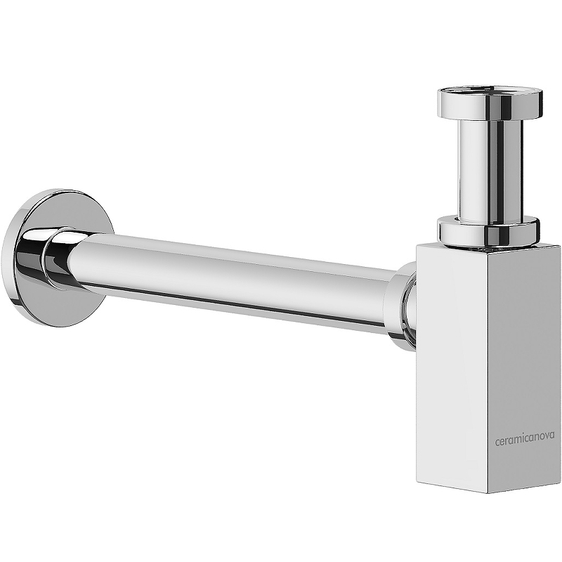 Сифон для раковины Ceramica Nova 70002CH Хром от магазина ЛесКонПром.ру