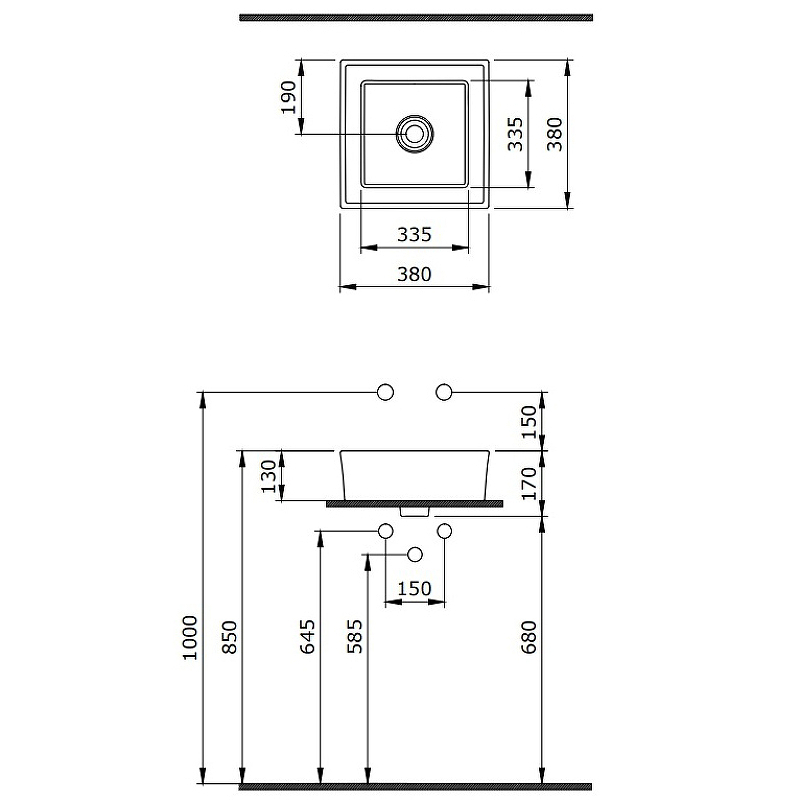 Раковина-чаша Berges Mascon 38 181004 Белая глянцевая от магазина ЛесКонПром.ру