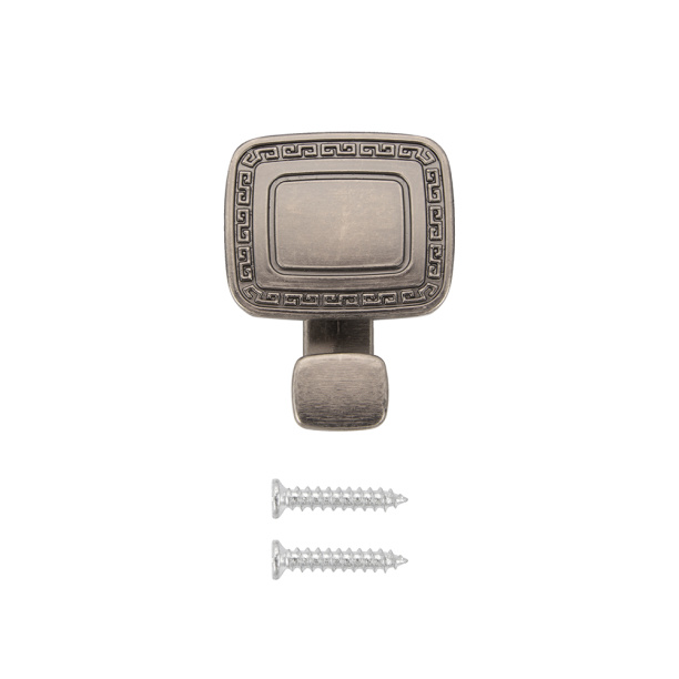 Крючок мебельный EDSON KN 4803 серебро античное от магазина ЛесКонПром.ру