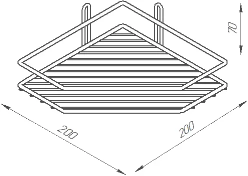 Полка DIWO Смоленск П16164 черный муар от магазина ЛесКонПром.ру