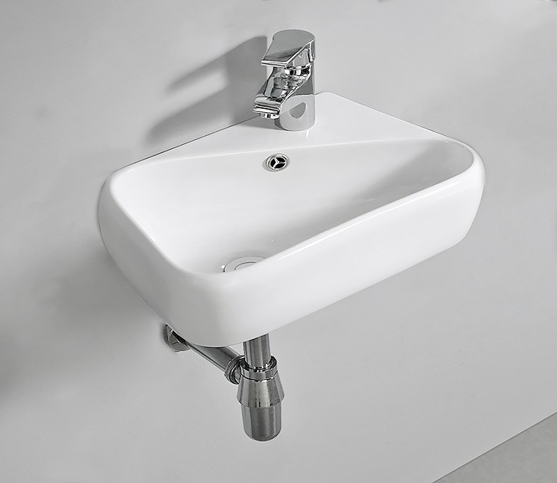 Раковина CeramaLux 45 9275L Белая от магазина ЛесКонПром.ру