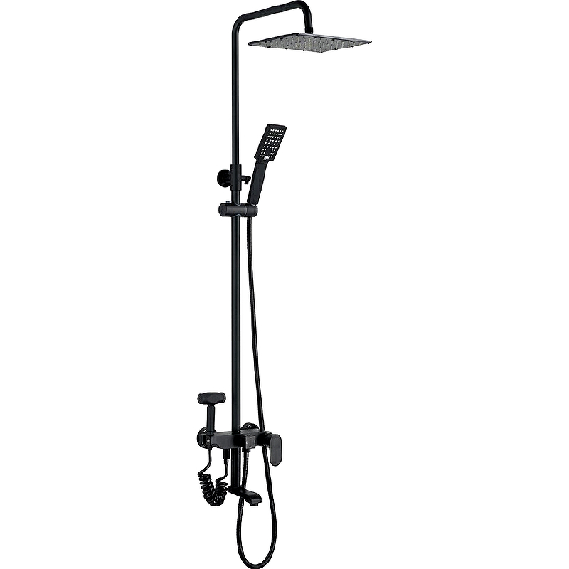 Душевая система Ekko E2404-8 Черная от магазина ЛесКонПром.ру