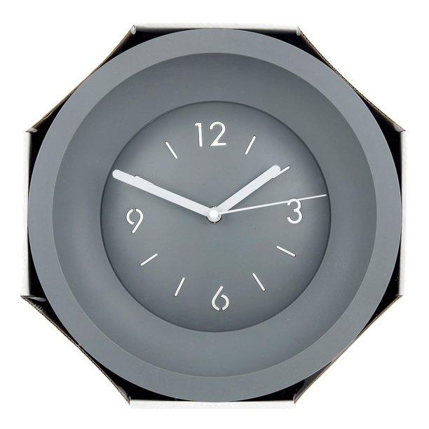 Часы настенные Тройка серые d25 см от магазина ЛесКонПром.ру