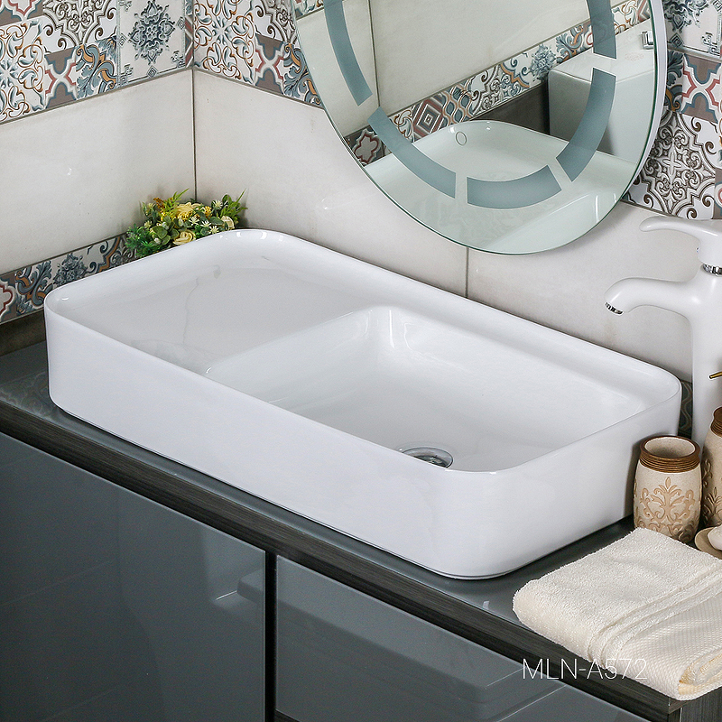 Раковина Melana 77 MLN-A572 Белая от магазина ЛесКонПром.ру