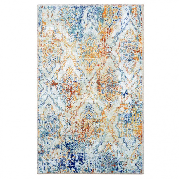 Ковер Шенилл Ява 0,7х1,1 м голубой от магазина ЛесКонПром.ру