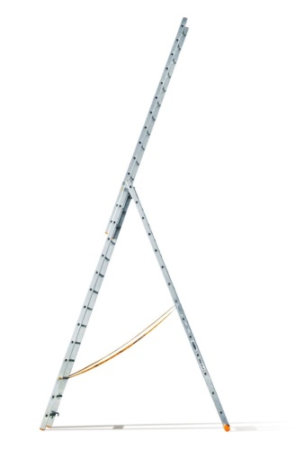 Трехсекционная алюминиевая лестница КЛАССИК 3Х14 ступеней Эйфель от магазина ЛесКонПром.ру