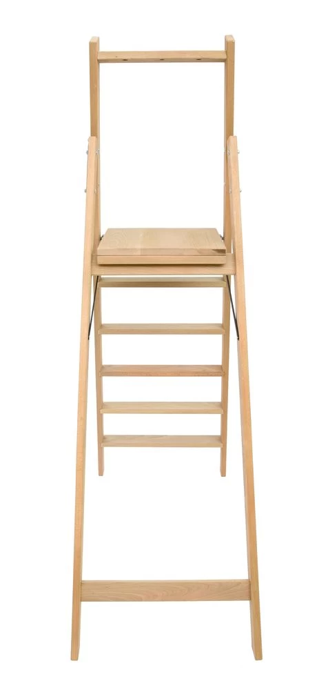 Стремянка деревянная односторонняя со ступенями Hoz-Block Электрик 6 ступеней (арт. СДЭ-6) от магазина ЛесКонПром.ру